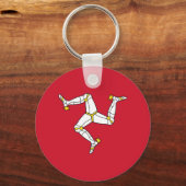 Man vlag sleutelhanger (Voorkant)