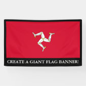 Man vlag spandoek (Horizontaal)