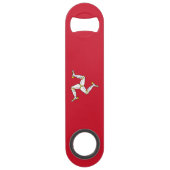 Man vlag speed flessenopener (Achterkant)