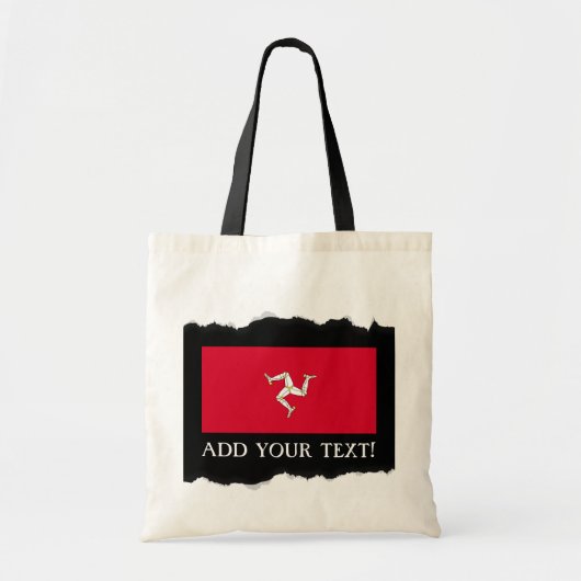 Man vlag tote bag (Voorkant)