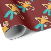 Man voor de teelt cadeaupapier (Rol Hoek)