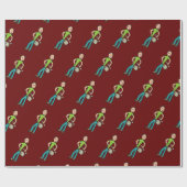 Man voor de teelt cadeaupapier (Vlak)