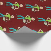 Man voor de teelt cadeaupapier (Hoek)