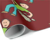 Man voor de teelt cadeaupapier (Rol Hoek)