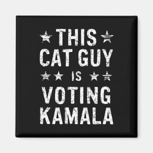 Man voor Kamala Stem Blauw 2024 President Harris D Magneet
