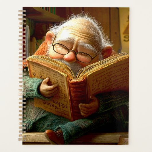 Man voor lezen planner (Voorkant)