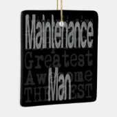 Man voor onderhoud keramisch ornament (Rechts)