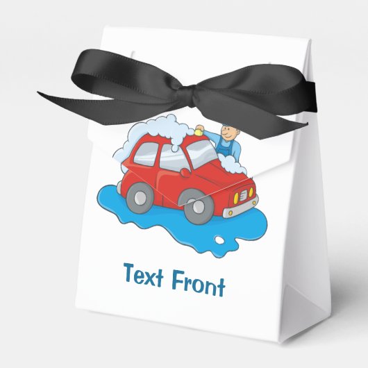 Man voor wasgoed bedankdoosjes (Voorkant Zijde)