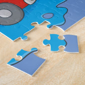 Man voor wasgoed legpuzzel (Zijkant)