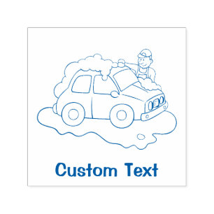 Man voor wasgoed zelfinktende stempel