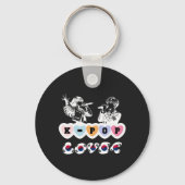 Man Vrouw Idols Zingen KPop Hearts Korea Lover Sleutelhanger (Voorkant)