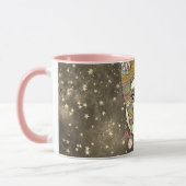  man vrouw in maan grillige winter pet mok (Links)