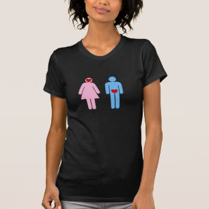 Man Vrouw Love Humor Tshirt