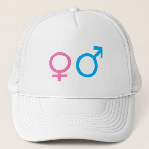 Man-vrouw-symbolen Trucker Pet