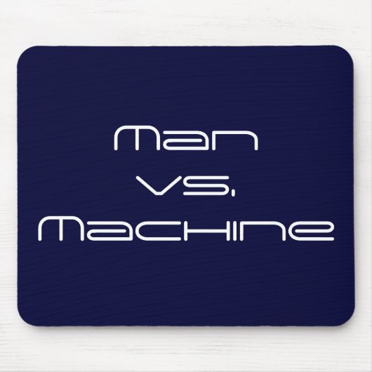 Man vs. machine muismat (Voorkant)