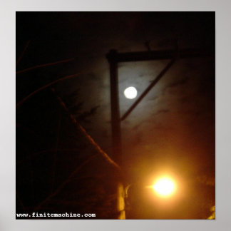 man vs. natuur poster