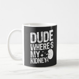 Man, waar is mijn nier? Word snel weer beter niero Koffiemok