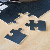 Man waarop het concept "aandelenkoers" is afgebeel legpuzzel (Zijkant)