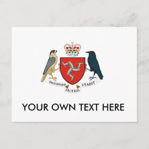 Man wapenschild briefkaart