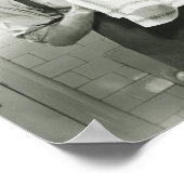 Man Washing Dishes Poster (Hoek)
