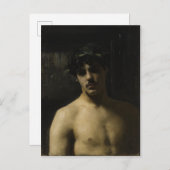 Man Wearing Laurels Briefkaart (Voorkant / Achterkant)
