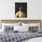 Man Wearing Laurels Canvas Afdruk (Insitu (Slaapkamer))