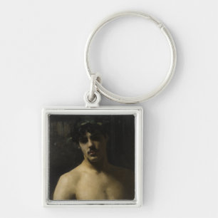 Man Wearing Laurels Sleutelhanger