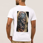 Man wisper tattoo T sirt ontwerp collectie T-shirt (Achterkant)