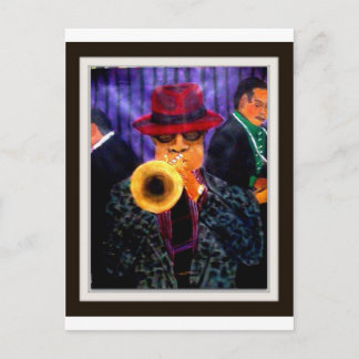 Man With The Golden Horn Briefkaart