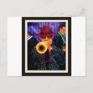 Man With The Golden Horn Briefkaart