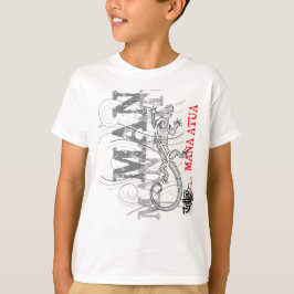 Mana Atua - Macht van de goden (wit t-shirt) T-shirt