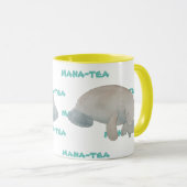 Mana-tea Grappige Pun Manatee Mok (Voorkant rechts)