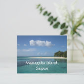 Managaha, Saipan Briefkaart (Staand voorkant)