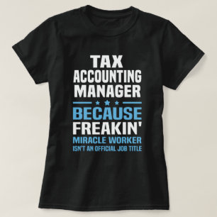 manager belastingadministratie t-shirt