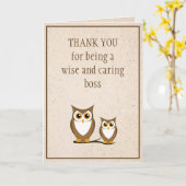 Manager/Boss bedankt kaart (Gele Bloem)