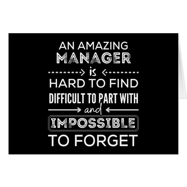 Manager, Gift For Manager, A Truly Great Manager (Voorkant Horizontaal)