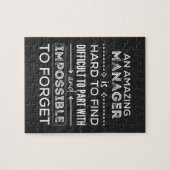 Manager, Gift For Manager, A Truly Great Manager Legpuzzel (Horizontaal)
