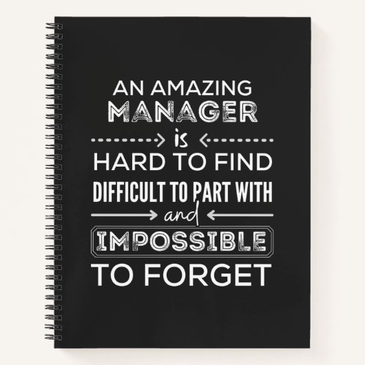 Manager, Gift For Manager, A Truly Great Manager Notitieboek (Voorkant)