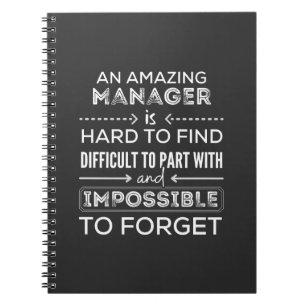 Manager, Gift For Manager, A Truly Great Manager Notitieboek