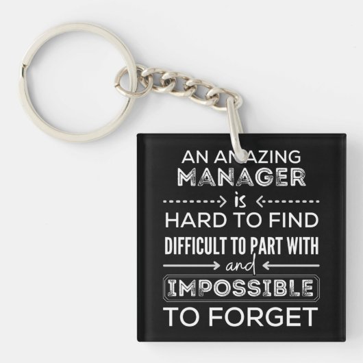 Manager, Gift For Manager, A Truly Great Manager Sleutelhanger (Voorkant)