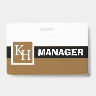 Manager ID-badge Badge