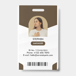 Manager-ID-Kaart Badge