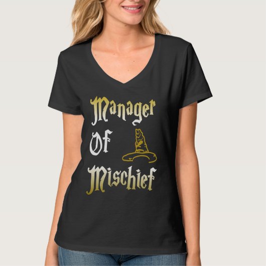 Manager Of Mischief Magical MOM Mischief Manager M T-shirt (Voorkant)