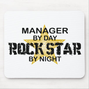 Manager Rock Star van Night Muismat