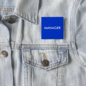 MANAGER VIERKANTE BUTTON 5,1 CM (In situ)