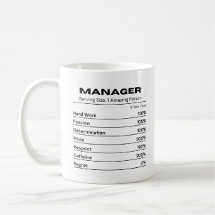 Managers en teamleiders Dagelijkse waarde Koffiemok