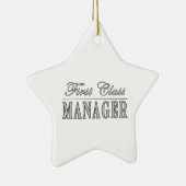 Managers First Class Manager Keramisch Ornament (Rechts)