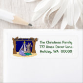 Managerscène Kerst Kaarten Envelop Labels (Insitu)