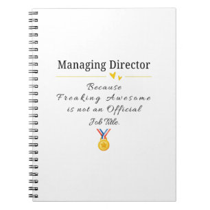 Managing Director Notitieboek