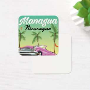 Managua - Nicaragua travel poster
